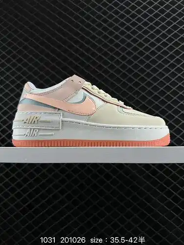 1d30g Nike Air Force 1D Shadow New Girls deconstruye el diseño Macaron Air Force One ligero, de alto