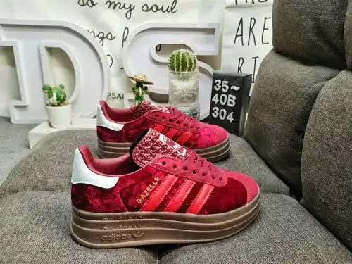 30g4d Adidas gacela atrevida W trébol Fondo grueso parte inferior retro zapatillas deportivas de oci