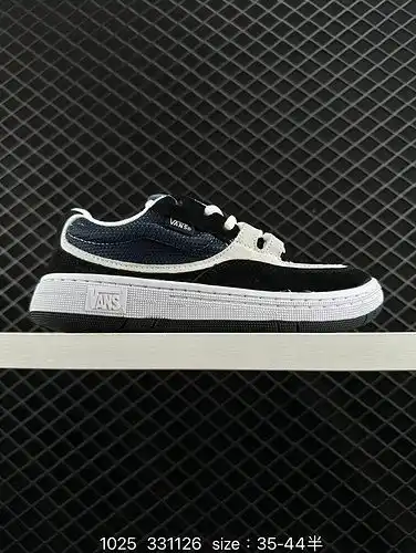 1d30g VANS clásico zapato de tabla casual clásico en blanco y negro de parte baja proceso de calzado