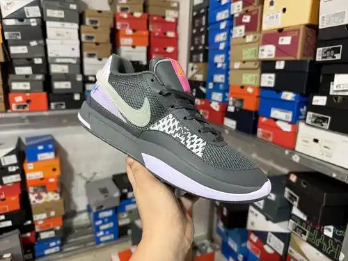 1d35x Nike ja 1D Correa redonda antideslizante y resistente al desgaste zapatos de baloncesto para n