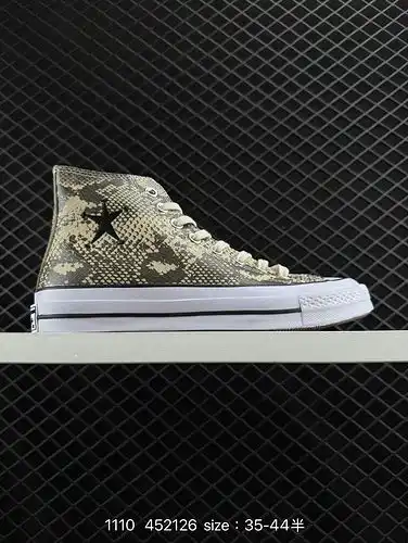 1d30g Stussy x Converse All Star shoes 70g Converse Snake Fashion multifuncional antideslizante y re