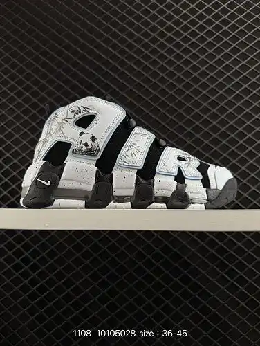 1d40g Nike wmns Air more uptempo GS Barely Green Pippen serie de primera generación zapatillas de ba