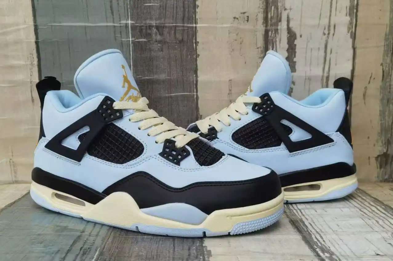 JORDAN 4 浅兰黑 男鞋 40--47