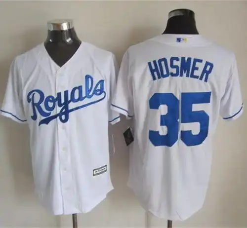 Kansas City Royals #35 Eric Hosmer White New Cool Base Stitched MLB Jersey.webp