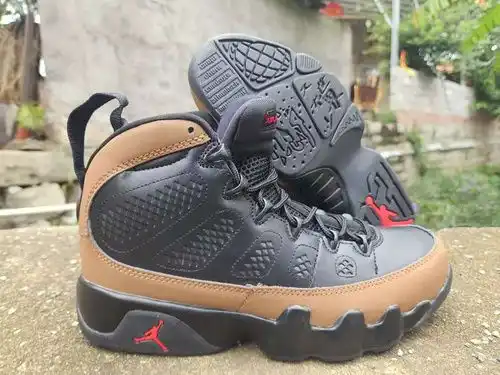 Air Jordan 9E Jordan 9E negro, rojo, negro, marrón 40g47