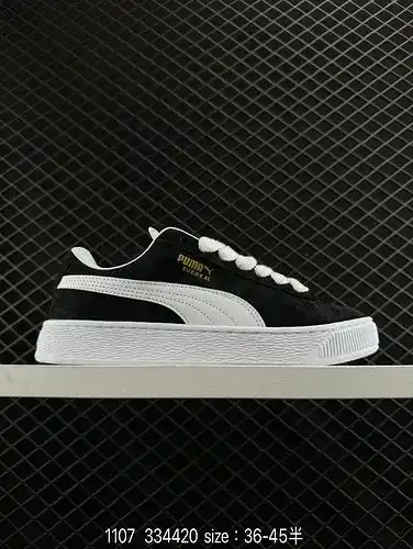 1d0g0g Puma suede skate zapatos de tablero casual retro ligeros, transpirables, antideslizantes y am