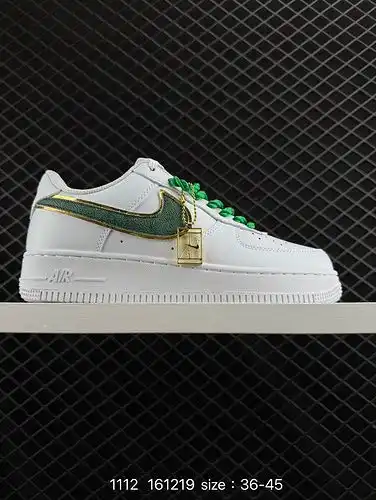 9e5x Nike Air Force 1D 0g7 Air Force One zapatillas deportivas de ocio multifuncionales de banda baj