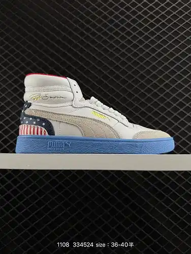 1d2c0g Puma Puma zapatos de Alta Parte Puma Life series Ralph Sampson Mid zapatos de baloncesto prác