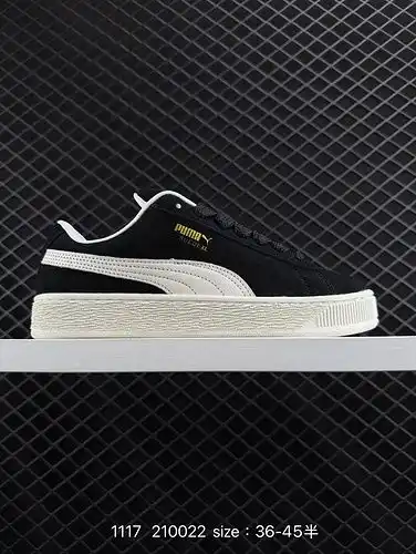 1yu1yupo Puma suede XL artículo único retro Puma antideslizante y resistente al desgaste placa de en