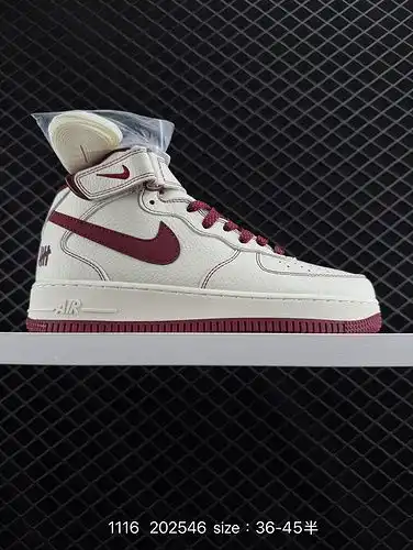 23poo NK Air Force 1yu Mid Air Force No. 1 zapatillas deportivas de ocio utilitarias de Alta Parte u