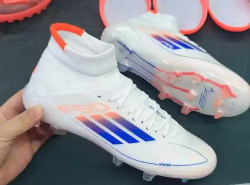 Llegada 3945 Adidas f5po con clavos altos FG zapatillas de fútbol Adidas f5po elite Mid FG w3945