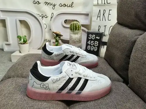 699 dadidas sambae W ig445poo genuine half Yard system, con una combinación de cuero de terciopelo y