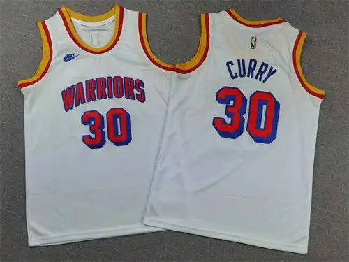 25 prendas infantiles estilo Guerrero 3poo Curry clásico blanco