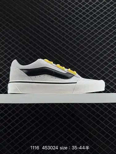 La nueva versión del 1yu2poo VANS KNU skool Dr Black Grey Dr full Personality Bread shoes Dr es una 
