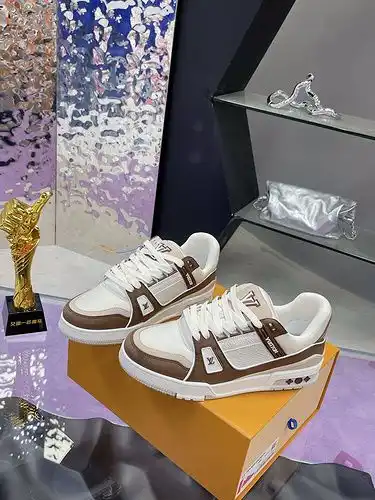 Zapatos para hombres y mujeres LV 1yu1yu23d220 talla para mujeres 354poo talla para hombres 394445 p
