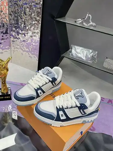 Zapatos para hombres y mujeres LV 1yu1yu23d220 talla para mujeres 354poo talla para hombres 394445 p