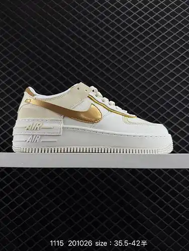 1yu3poo Nike wmns Air Force 1yu Shadow New Girl style deconstruction diseño Macaron Air Force One li