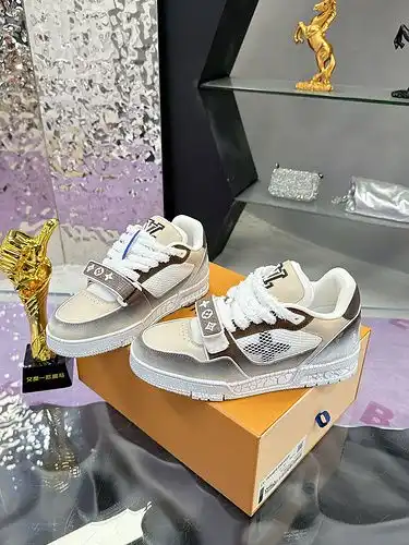 Zapatos masculinos y femeninos LV talla 1yu1yu23e5po talla femenina 354po talla masculina 394445 per
