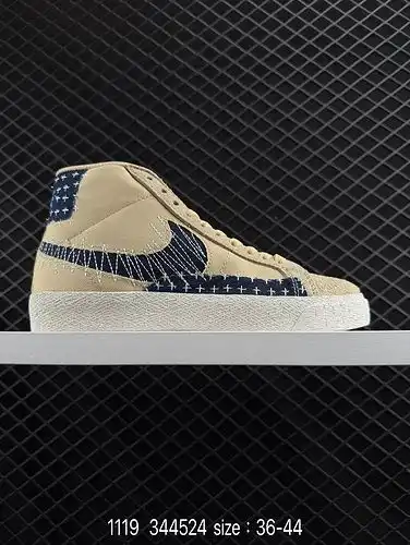 1yu2poo Nike SB Blazer Mid Premium 'ashiko Sesame Nike Trail Blazer High Top casual Board shoes caqu