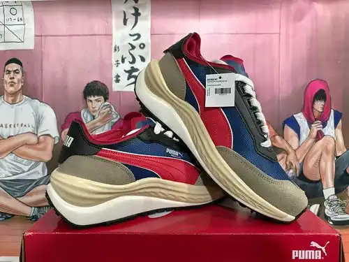 Azul, rojo, marrón 3645