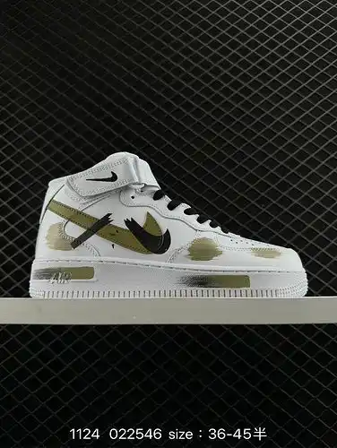 El último cartón original original de Nike Air Force 1yu Mid poo7 a nivel de empresa 23poo crea una 