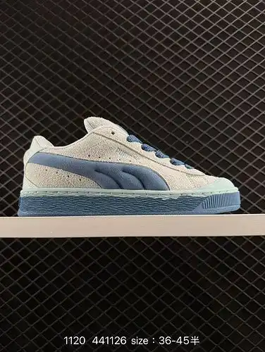 1yu3poo Puma suede XL artículo único retro Puma antideslizante y resistente al desgaste parte inferi