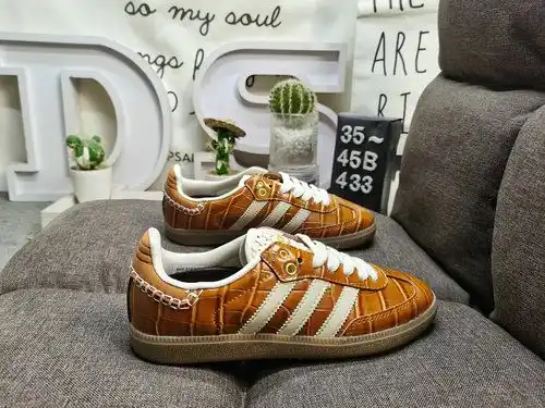 433DAdidas WALES BONNER SAMBA JH9826 Originales clásicos de casi 7 años hechos de piel de ante origi