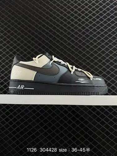 1yu4boo Nike Air Force 1yu poo7 Air Force One zapatillas casuales multifuncionales de banda baja, am