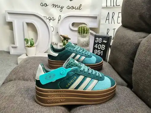 Adidas Gazelle Bold W IG4391yu Tres hojas de trébol Tres capas de grosor inferior baja parte superio