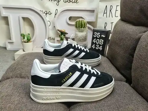 434d Adidas gacela atrevida W hq691yu2 Trébol de tres capas de suela gruesa y parte inferior zapatil