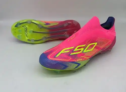 Arrived Adidas F5poo Laceless Full Knitted Waterproof FG Football Shoes Adidas F5poo Elite Laceless 