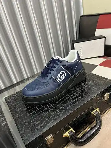 Guqi zapato para hombre código 1yu1yu28B4poo Talla3844