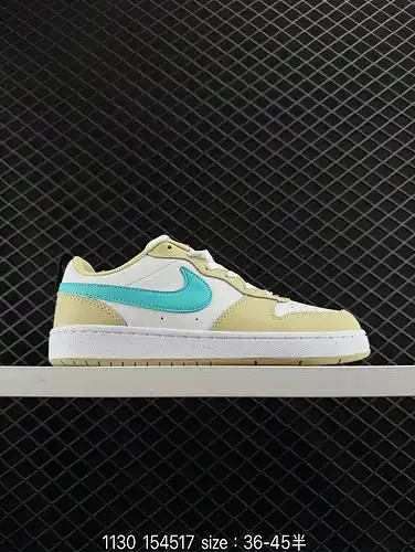 85 zapatillas deportivas masculinas y femeninas Nike Court Borough Low Small Air Force Low Top Shoe 