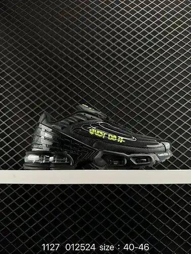 1yu2poo Nike air max plus III colchón de aire de tercera generación retro papá zapatillas de correr 