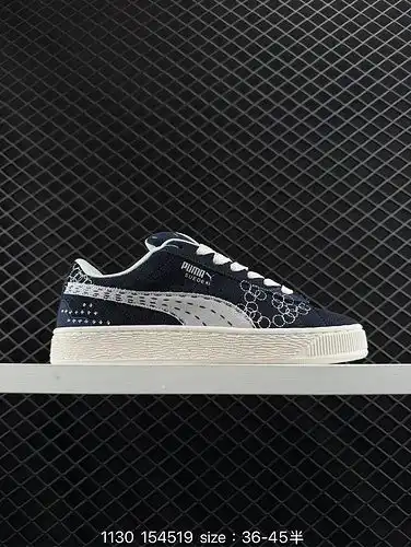 95 Puma suede XL retro artículo único antideslizante y resistente al desgaste parte inferior zapatos