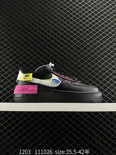 1yu3poo Nike WMNS Fuerza Aérea 1yu Shadow Macaron Militar Air No1 Luz Incremental Alto y Bajo Top Ce