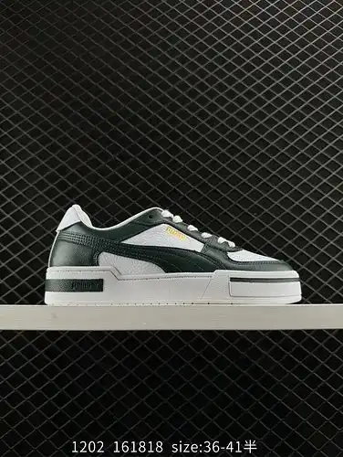 9poo Oferta Especial PUMA Hombres y Mujeres Zapatos de tablero de color clásico en contraste Zapatos