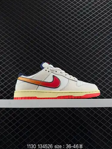 Las zapatillas de patinaje deportivas de ocio retro de banda baja de la serie de Dunk Low de la comp