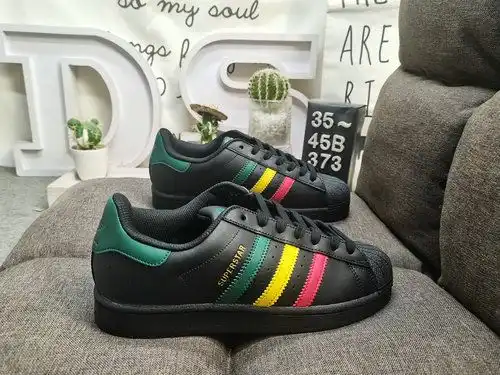 373d Adidas Originals Superstar Shell Head Classic multifuncional Leisure Sporting Board shoes High 