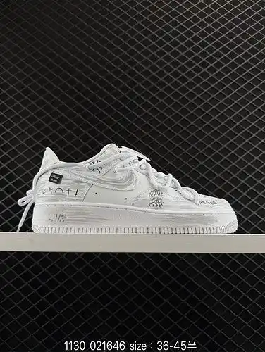 23poo tema oficial de animación personalizada popular Nike Air Force 1yu lowpoo 7 símbolo de moda Ai