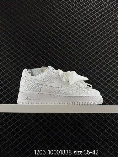 1yu9poo Nike Air 1yu Low LX quots triple White quots White Bow valentines Day Air No. 1 Low Top Spor