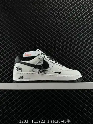 1yu1yupo Nike Air Force 1yu zapatillas casuales multifuncionales de doble Gancho Air Force One de ba