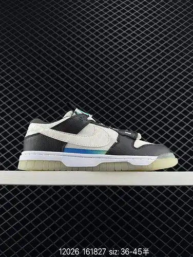 1yu35 Nike NK Air Dunk low 3poo recrea zapatillas de patinaje deportivas de ocio de gama baja retro 