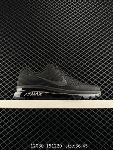 1yupoooo Nike Air Max 2oo1yu7' triple negro 'jaka malla con colchón de aire de palma completa zapati