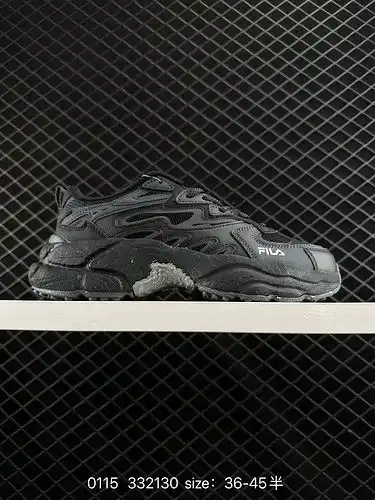 1yu5boo fila fyu2w431yu1yu1yupoofbk zapatos de padre transpirables retro casual zapatos de correr li
