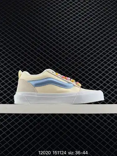 Las zapatillas de pan 1yu2poo vans knuskool vr3 LX de la serie kampel Julian de gama baja, zapatilla