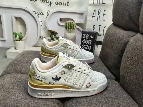 329d Adidas Forum Low CL jr5457 zapatillas deportivas casuales de moda multifuncionales de parte baj