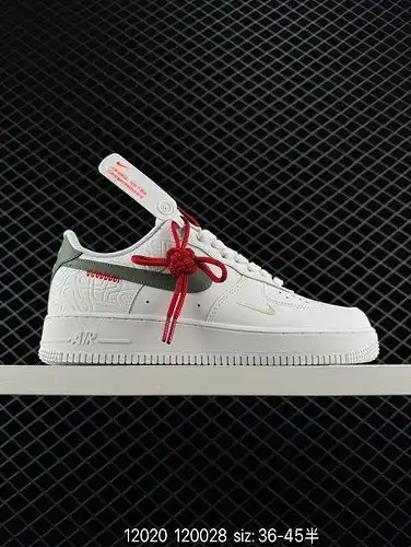 1yu4poo Chan original puro Top Air Force 1yu Snake nian Air Force No. 1 zapatillas deportivas y de o