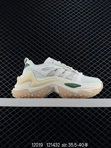 1yu6poo clase corporativa fila fusión marca de tendencia de filamentos Bianco tejido de cuero sintét