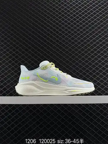 La parte superior del zapato NK AIR ZOOM Pegasus 41yu, versión 1yu25 rs, está diseñada con un hilo d